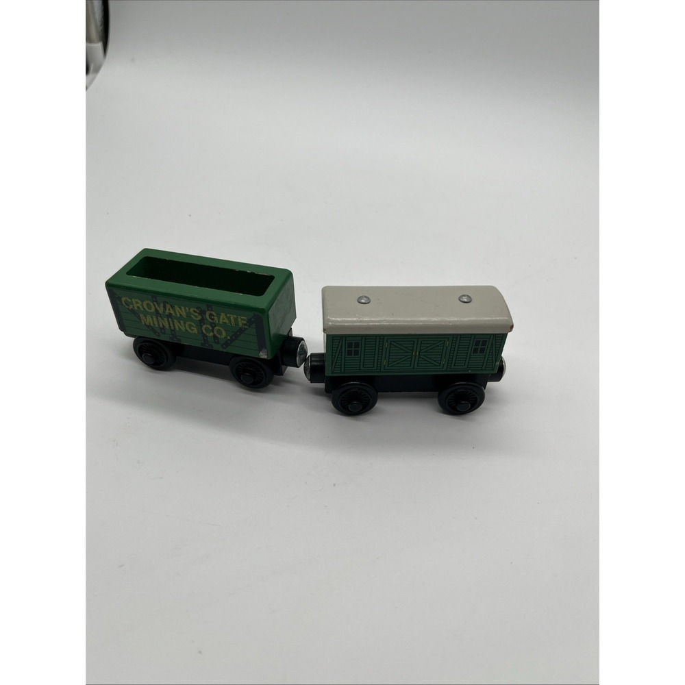 Thomas & Friends Wooden Railway - Crovan's Gate Mining Co. Coal Car & BaggageCar - Picture 9 of 16